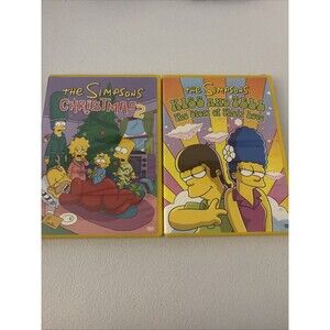 The Simpsons: Christmas 2 DVD & KISS And Tell DVDs Good Shape!